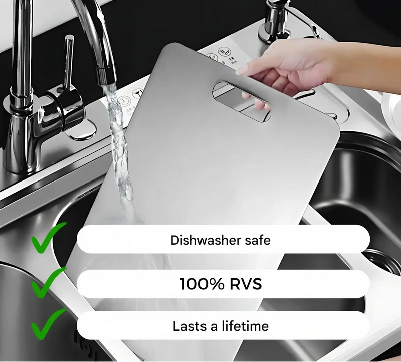 Stainless Steel Cutting Board - ChefGuard-XS (15.01 × 25.00 cm)-State of Style