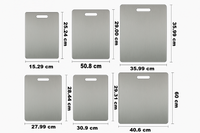 Stainless Steel Cutting Board - ChefGuard-XS (15.01 × 25.00 cm)-State of Style