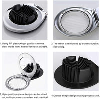 Stainless Steel Egg Slicer – 3 Cutting Styles for Quick Preparation!-State of Style