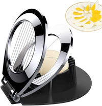 Stainless Steel Egg Slicer – 3 Cutting Styles for Quick Preparation!-State of Style
