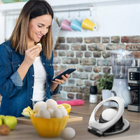 Stainless Steel Egg Slicer – 3 Cutting Styles for Quick Preparation!-State of Style
