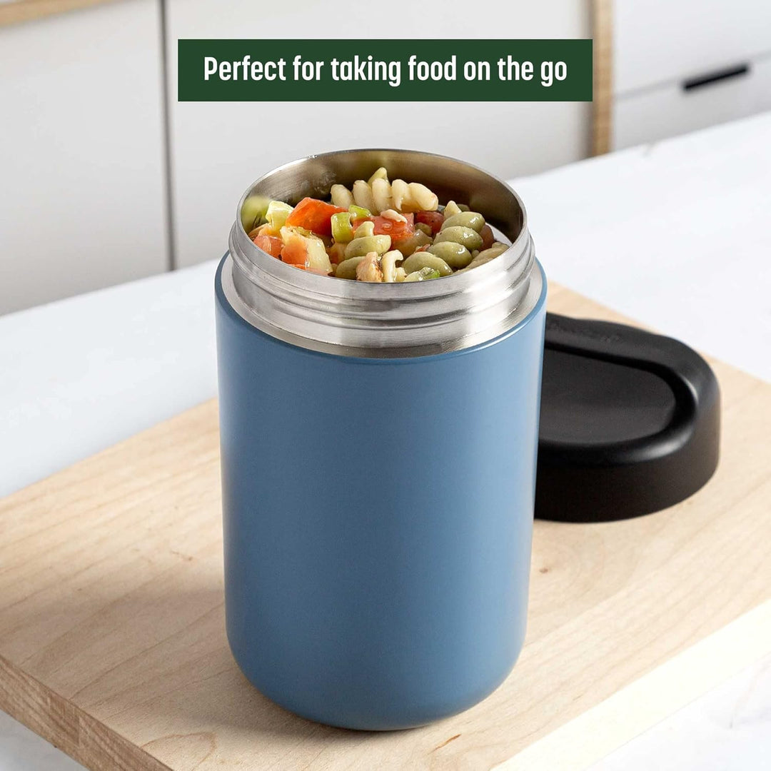 Stainless Steel Food Warmer Container with Handle - WarmCarry-Grey-State of Style