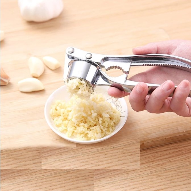 Stainless Steel Garlic Press - EasyPress-State of Style