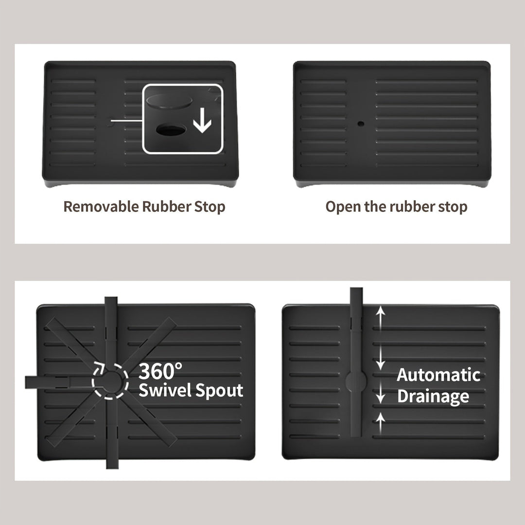 Stainless Steel Kitchen Drainer - Livano-White-State of Style