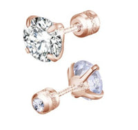 Stainless Steel Stud Earrings | Hypoallergenic-White - 1 pair-.2cm-State of Style
