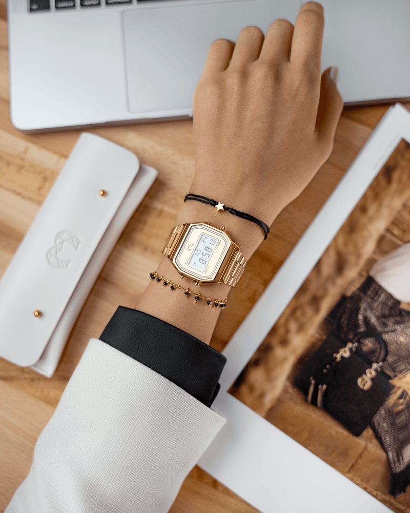 Star Bracelet - Stella-Black-Gold-State of Style