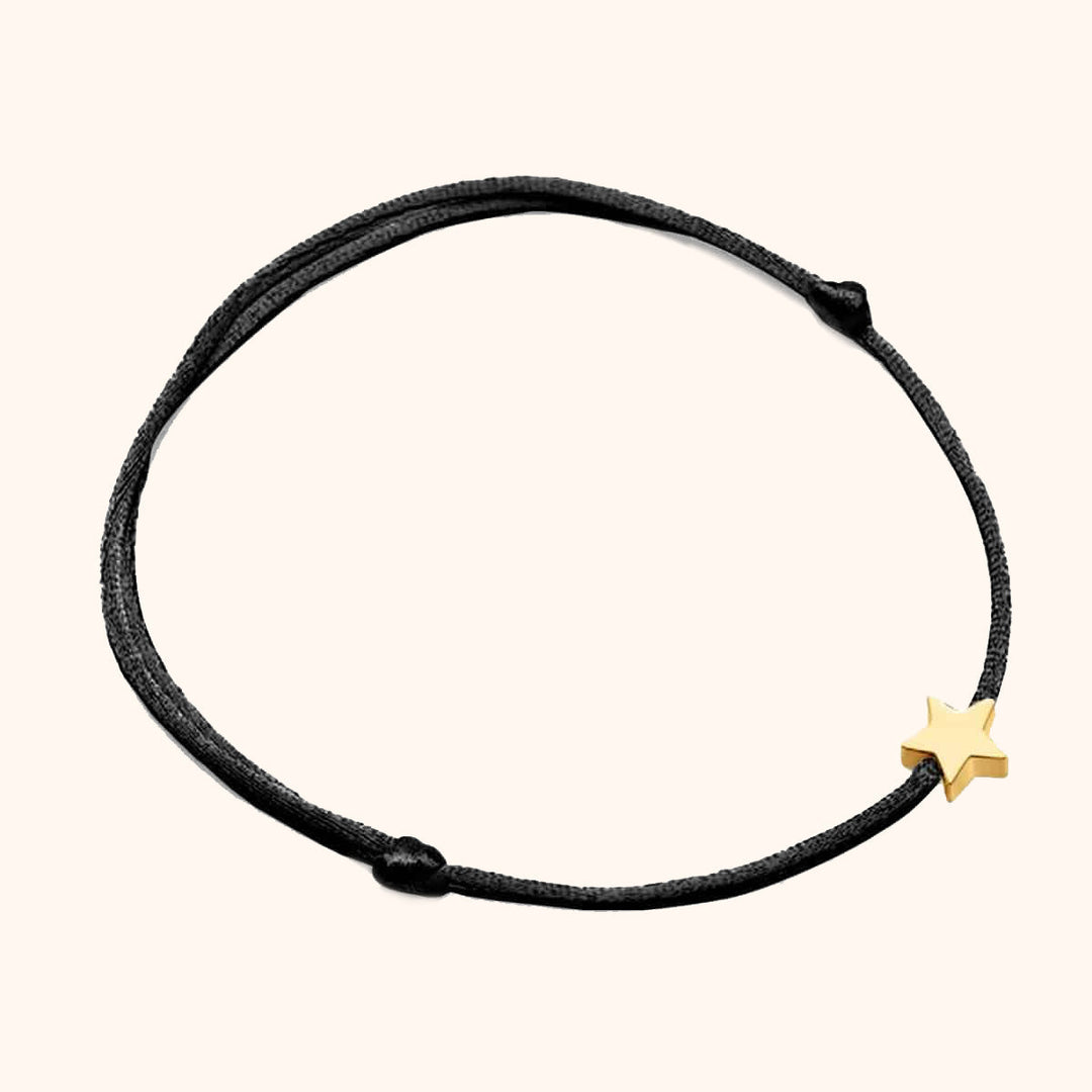 Star Bracelet - Stella-Black-Gold-State of Style