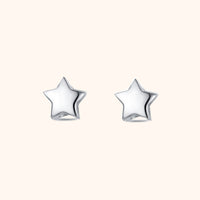 Star Earrings - Luna-Silver-State of Style