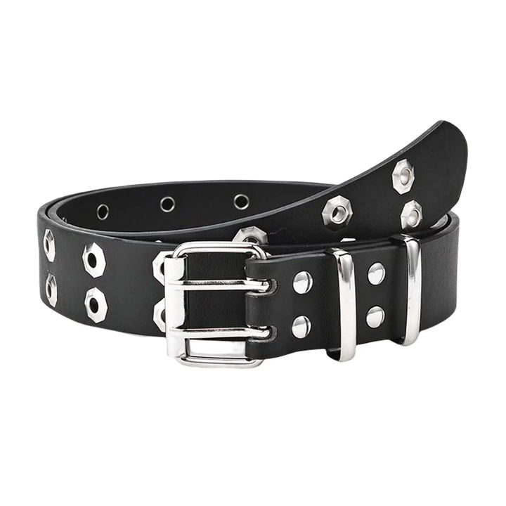 Star Eye Rivet Belt | Edgy & Trendy-Black X-State of Style