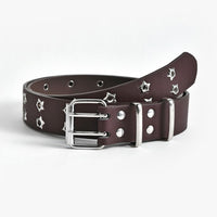 Star Eye Rivet Belt | Edgy & Trendy-Coffee-State of Style