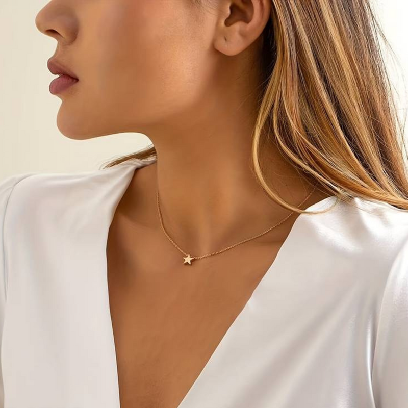 Star Necklace of Luck - Lyra-Gold-State of Style