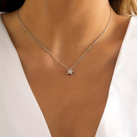 Star Necklace of Luck - Lyra-Silver-State of Style