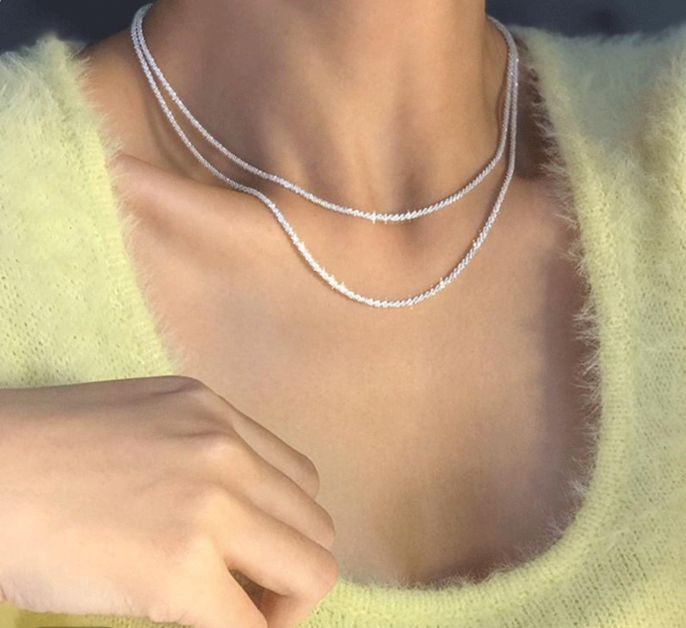 Starlight Necklace Silver Set | Elegant Jewellery-State of Style