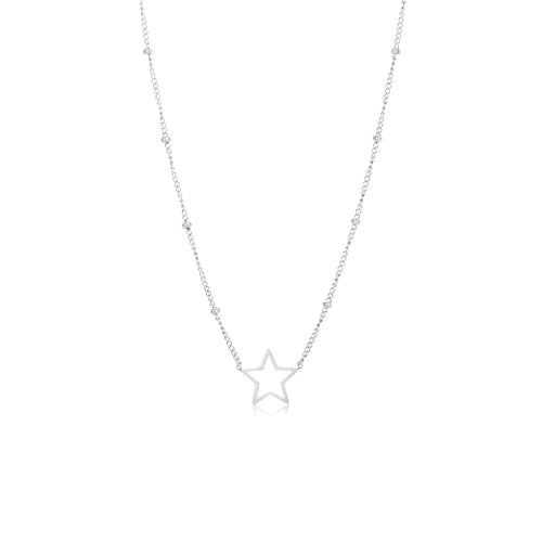Starry Open Necklace-925 Sterling Silver-State of Style