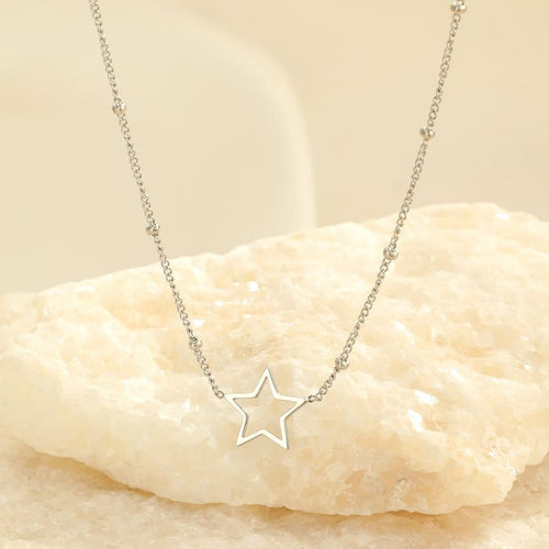 Starry Open Necklace-Gold Plated-State of Style