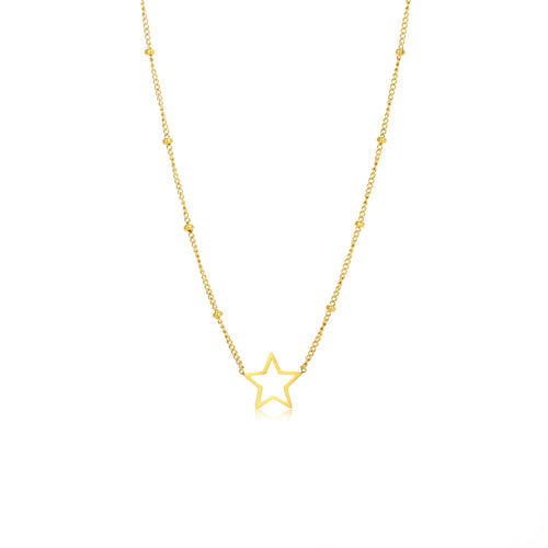 Starry Open Necklace-Gold Plated-State of Style