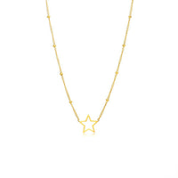 Starry Open Necklace-Gold Plated-State of Style