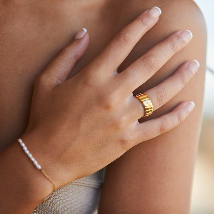 Statement Ring - Stella-6-Gold-State of Style