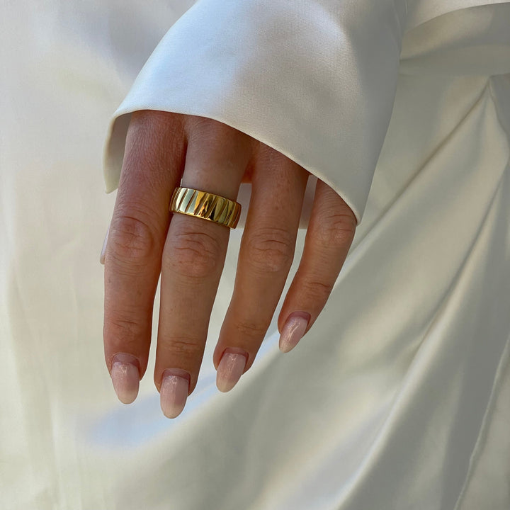 Statement Ring - Stella-6-Gold-State of Style