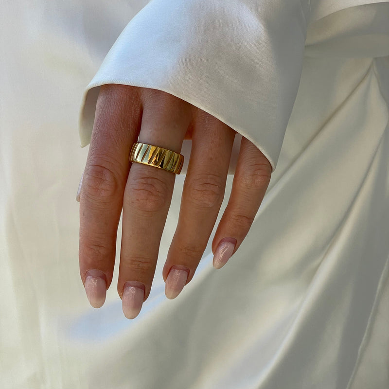 Statement Ring - Stella-6-Gold-State of Style
