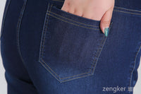 Stay Cool in Plus-Size High-Waisted Summer Shorts!-Sky Blue-2XL-State of Style