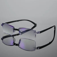 SteadySight Multifocal Reading Glasses (Buy 1, Get 1 Free)-Black (2x)-+1.00-State of Style