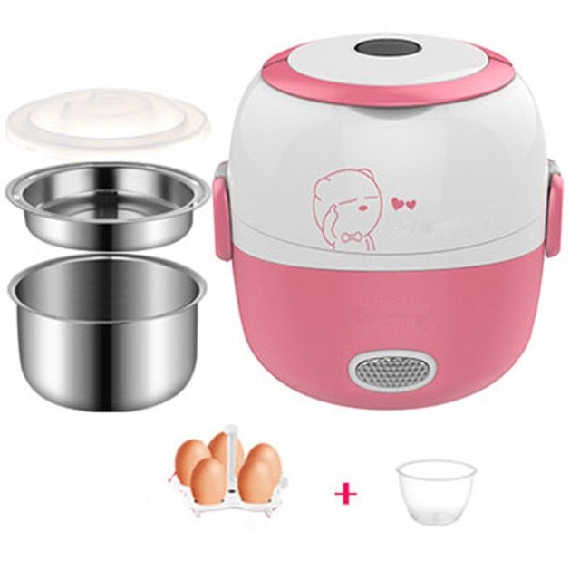 SteamMate Electric Lunchbox-Pink-State of Style