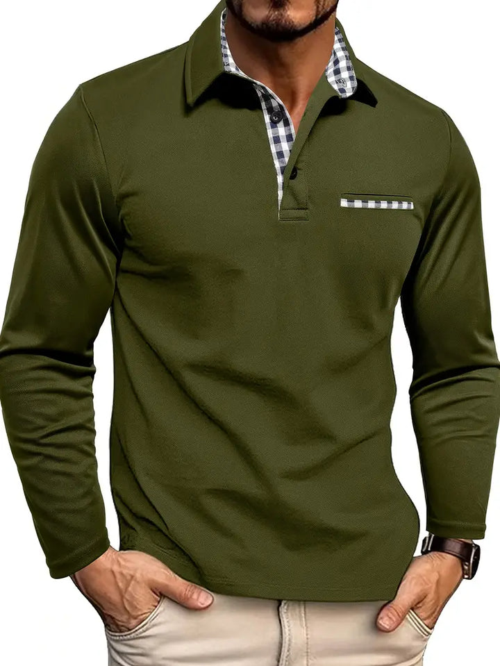 Long Sleeve Polo – Victor