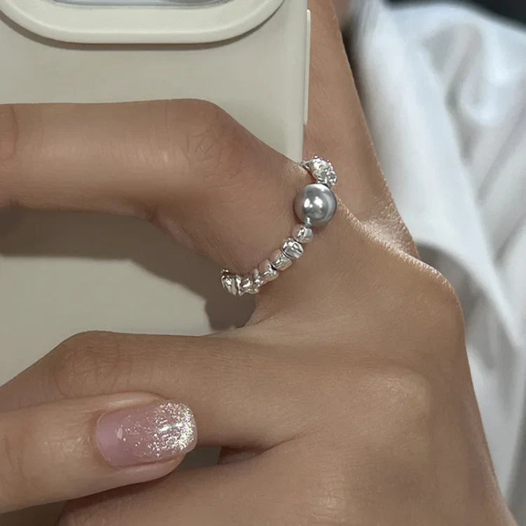 Stella Galaxy Pearl Ring – Stella-Silver-5-State of Style
