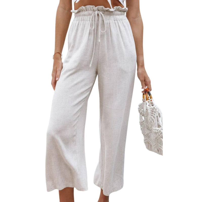 Stephanie Linen Pants – Luxurious & Comfortable-Beige-XS-State of Style