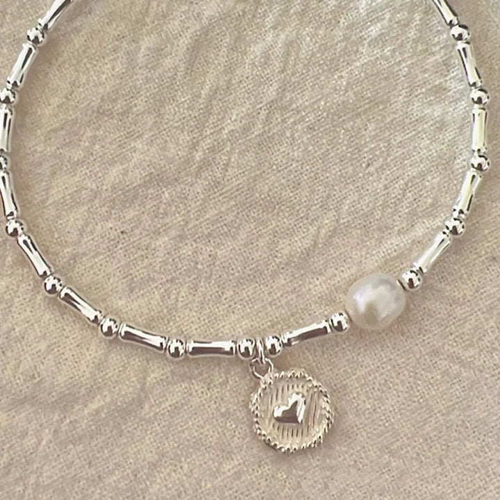 Sterling Silver Bamboo Bead Knot Bracelet | Elegant & Durable Jewellery-State of Style