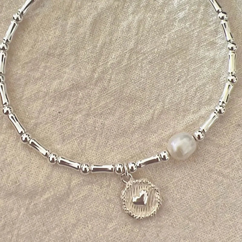 Sterling Silver Bamboo Bead Knot Bracelet | Elegant & Durable Jewellery-State of Style