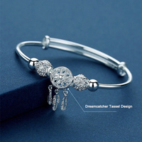 Sterling Silver Dreamcatcher Bracelet | Protection & Positivity Ensemble-State of Style
