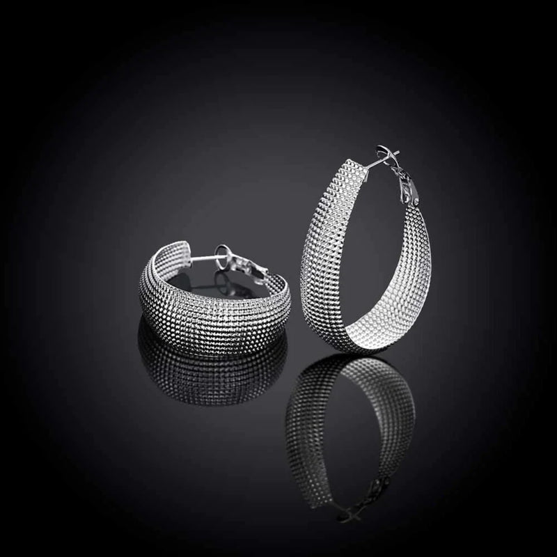 Sterling Silver European Earrings | Elegant & Timeless-State of Style