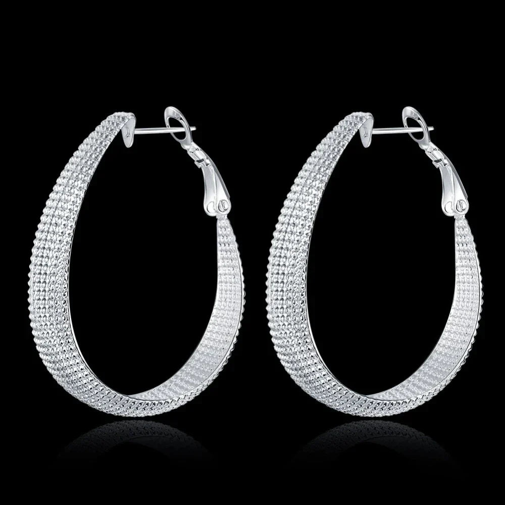 Sterling Silver European Earrings | Elegant & Timeless-State of Style