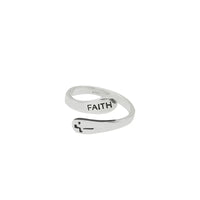 Sterling Silver Faith Ring for Women-State of Style