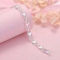 Sterling Silver Heart Bracelet | Classic Elegance-State of Style