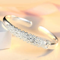 Sterling Silver Peacock Charm Bracelet-State of Style