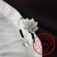 Sterling Silver Ring | Lotus Blossom Design-State of Style