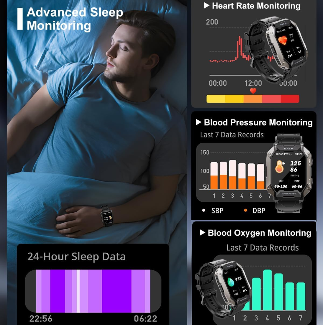 Steven Military Tactical Smartwatch-State of Style