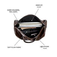 Large-Capacity Leather Travel Duffel – Lightweight & Durable Carry-On Bag