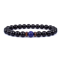 Stone Bracelet | Natural Gemstone Jewellery | Women's Fashion Accessory-Blue Crystal-S-17cm-State of Style