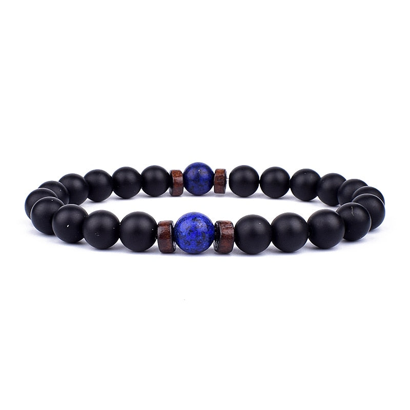 Stone Bracelet | Natural Gemstone Jewellery | Women's Fashion Accessory-Double Ocean-S-17cm-State of Style
