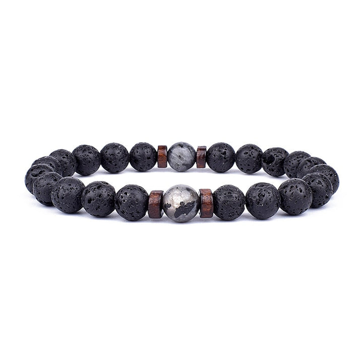 Stone Bracelet | Natural Gemstone Jewellery | Women's Fashion Accessory-Double Silver-S-17cm-State of Style