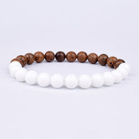 Stone Bracelet | Natural Gemstone Jewellery | Women's Fashion Accessory-Mega Black-S-17cm-State of Style