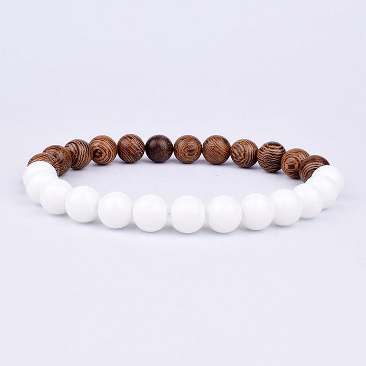Stone Bracelet | Natural Gemstone Jewellery | Women's Fashion Accessory-Mega Black-S-17cm-State of Style