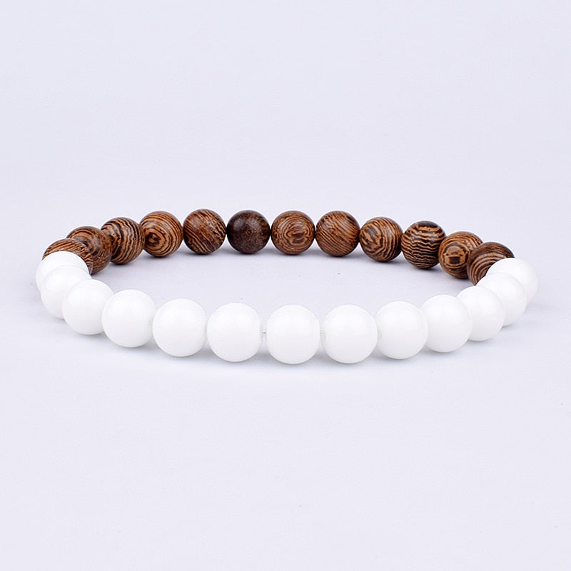 Stone Bracelet | Natural Gemstone Jewellery | Women's Fashion Accessory-Mega Black-S-17cm-State of Style