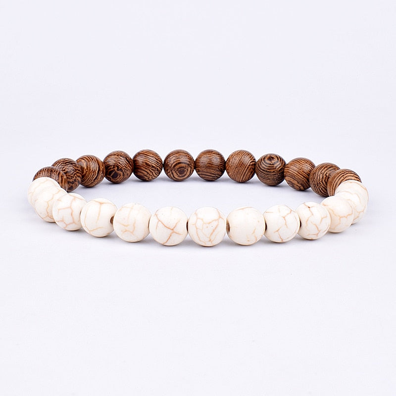 Stone Bracelet | Natural Gemstone Jewellery | Women's Fashion Accessory-Mega Black-S-17cm-State of Style