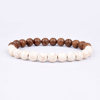 Stone Bracelet | Natural Gemstone Jewellery | Women's Fashion Accessory-Mega Black-S-17cm-State of Style