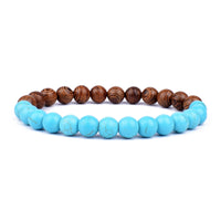 Stone Bracelet | Natural Gemstone Jewellery | Women's Fashion Accessory-Mega Black-S-17cm-State of Style